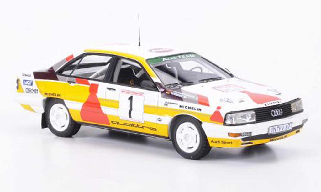 Audi 200 quattro 1/43 Neo No.1 No Smoking Drei Stadte Rallye limit.Auf.300 1987 modellino in miniatura
