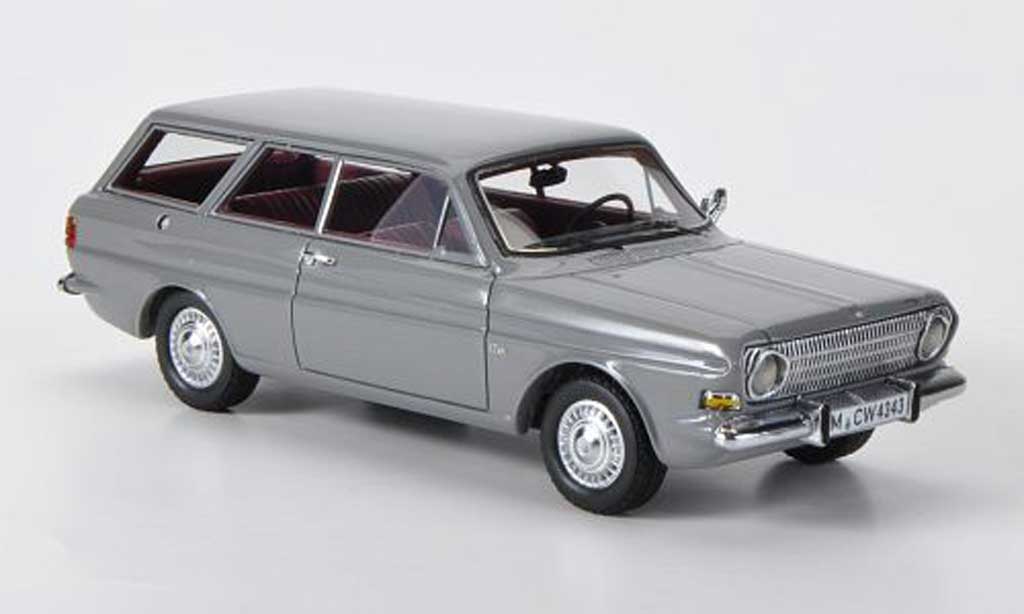 Ford Taunus 1966 1/43 Neo 1966 12m (P6) Turnier grigio limited edition modellino in miniatura