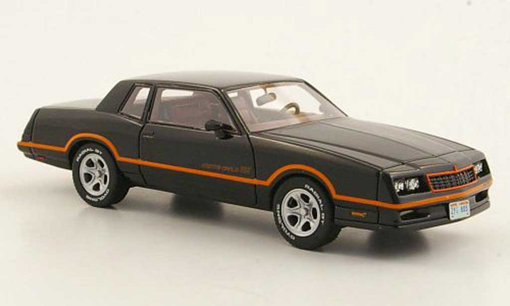 Chevrolet Monte Carlo 1/43 Neo SS nero 1986 modellino in miniatura