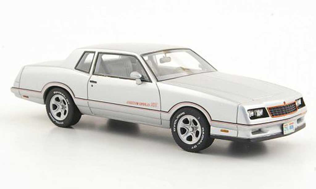 Chevrolet Monte Carlo 1/43 American Excellence SS grigio limitierte Auflage 500 1986 modellino in miniatura