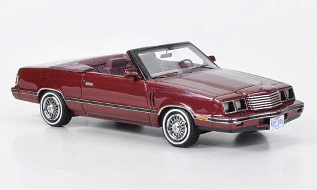 Dodge 600 1/43 Neo Convertibile rosso 1984 modellino in miniatura