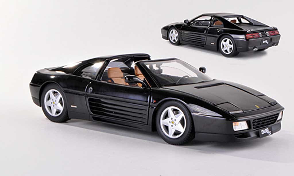 Ferrari 348 TS 1/18 Hot Wheels Elite TS nero (Elite) modellino in miniatura
