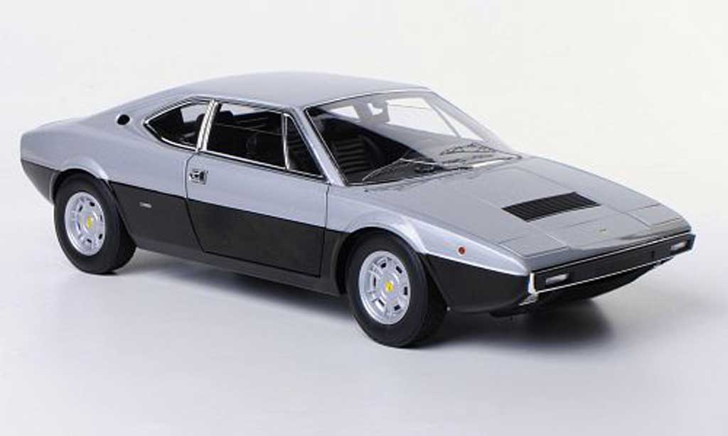 Ferrari 308 GT4 1/18 Hot Wheels Elite GT4 grigio/nero modellino in miniatura