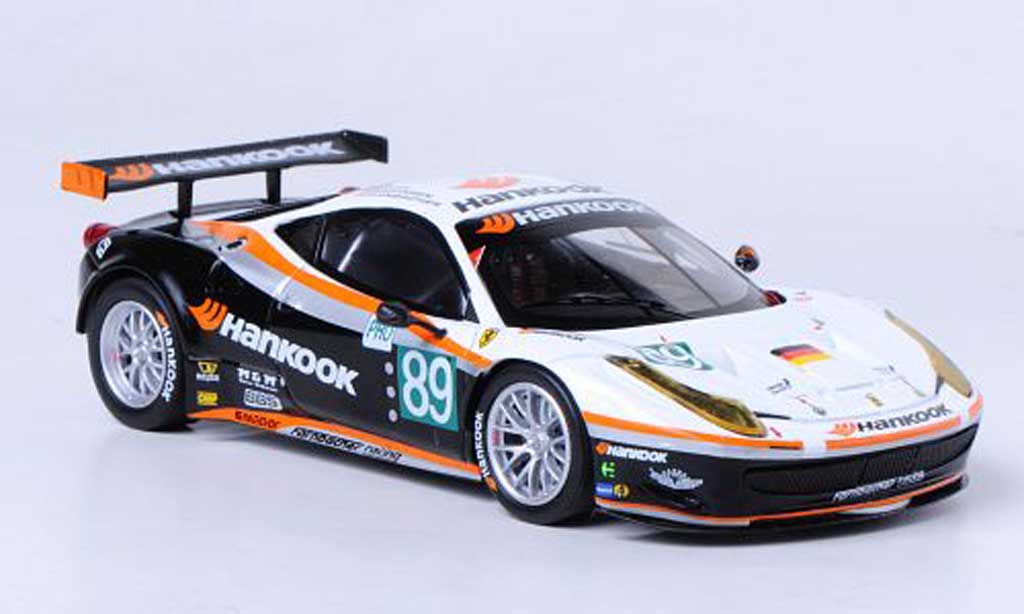 Ferrari 458 Italia GT2 1/43 Hot Wheels Elite Italia GT2 No.89 Farnbacher Racing 24h Le Mans (Elite) 2011 modellino in miniatura