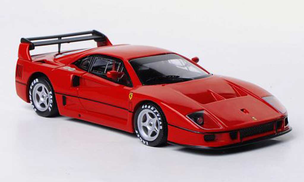 Ferrari F40 1/43 Hot Wheels Elite Competizione Presentationsfahrzeug rosso modellino in miniatura