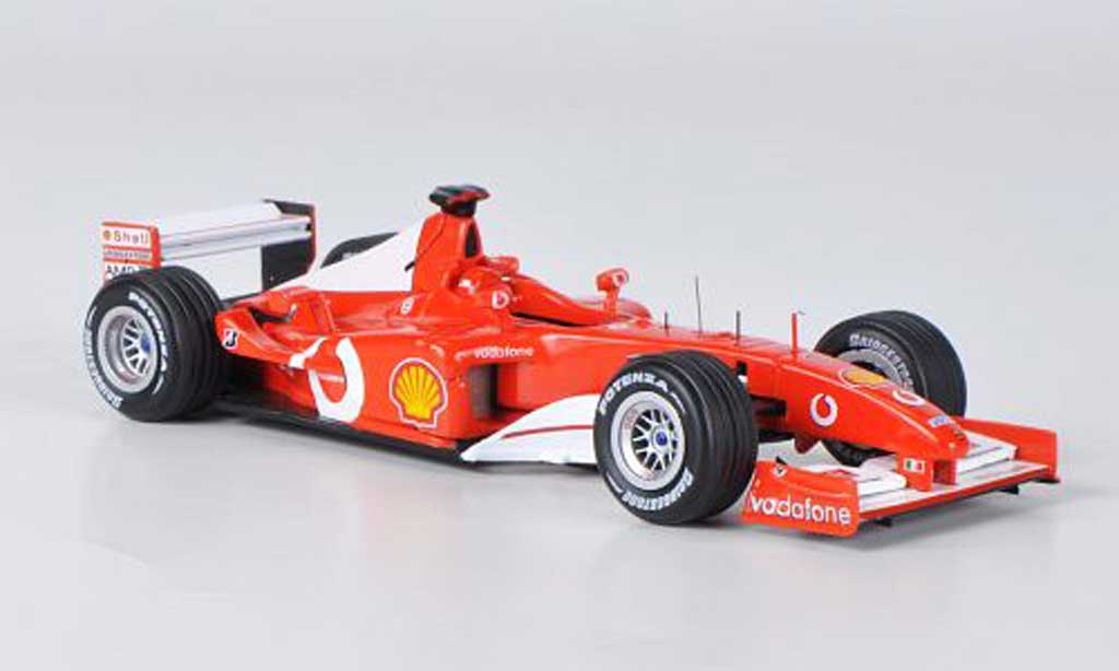 Ferrari F1 F2002 1/43 Hot Wheels Elite F2002 No.1 M.Schumacher GP Frankreich (Elite) modellino in miniatura