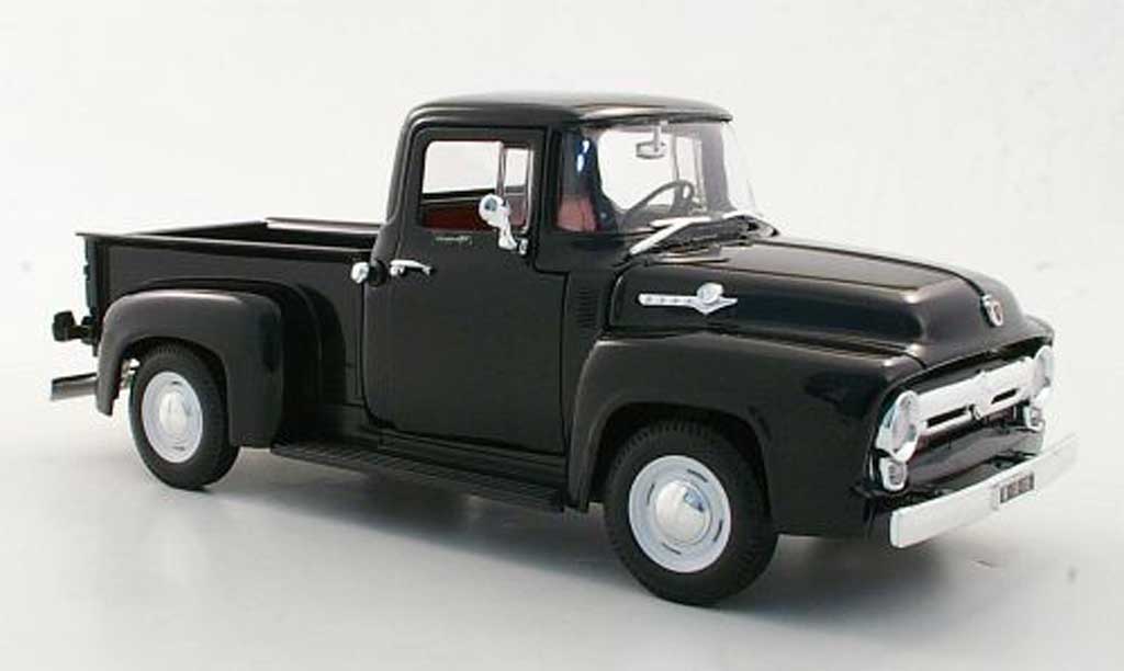 Ford F1 1/18 Welly 00 Pick Up nero 1956 modellino in miniatura