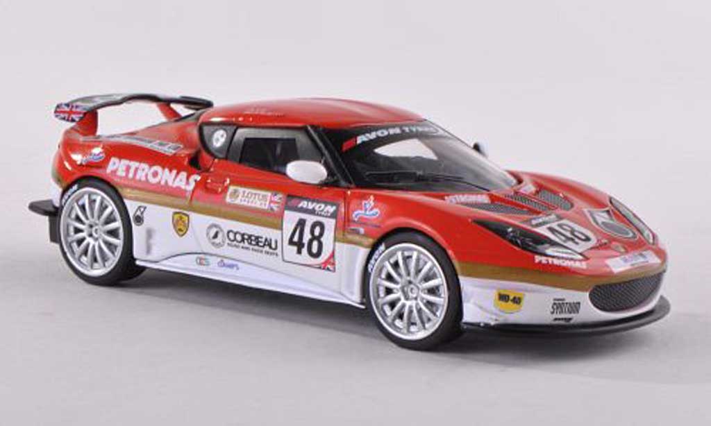 Lotus Evora GT4 1/18 Corgi GT4 No.48 Britannique GT Championship 2012 P.Glew/S.Bolisetti modellino in miniatura