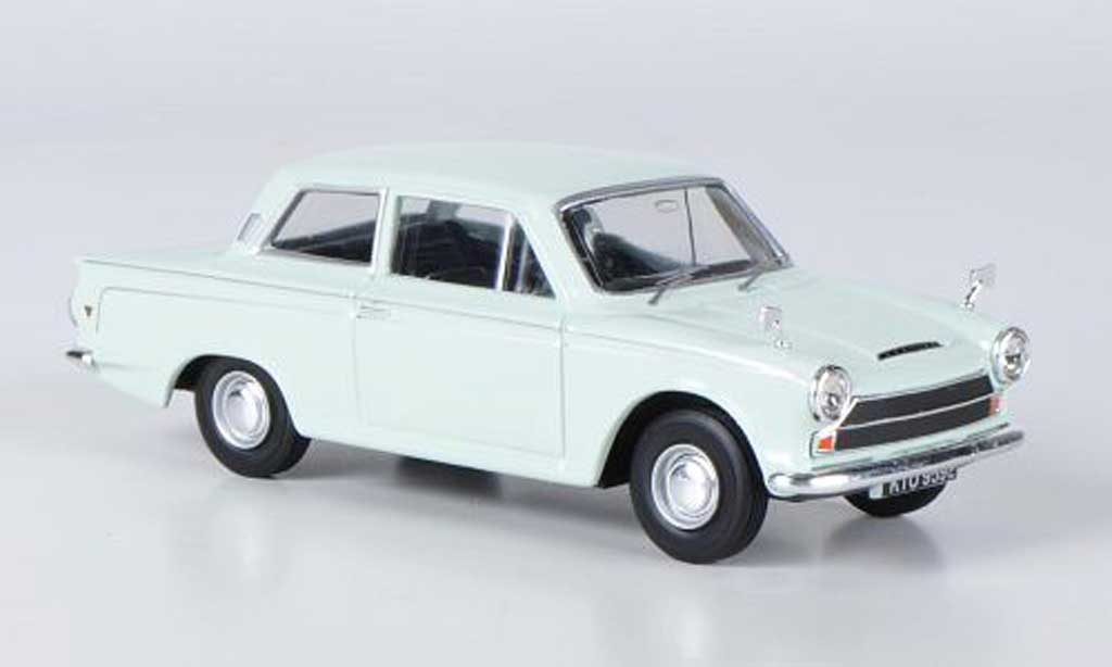 Ford Cortina 1/43 Vanguards MkI Super grun modellino in miniatura