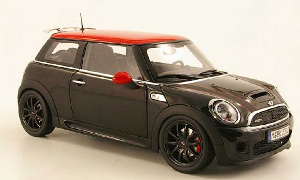Mini Cooper JCW 1/18 Kyosho JCW (R56) nero/rosso modellino in miniatura