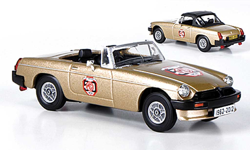 MG B 1/43 Vanguards gold ''50th Anniversary Model'' modellino in miniatura