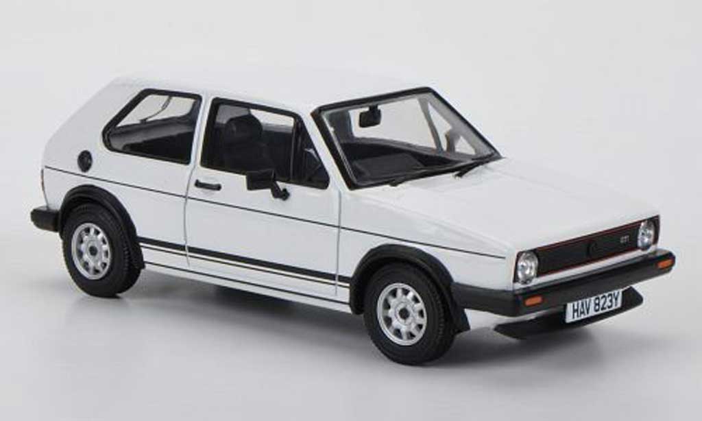 Volkswagen Golf 1 GTI 1/43 Vanguards 1 GTI bianco RHD modellino in miniatura