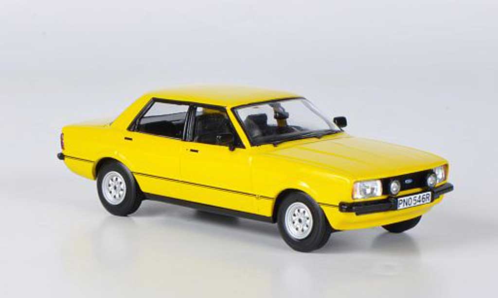 Ford Cortina 1/43 Vanguards MkIV 2.0S giallo modellino in miniatura