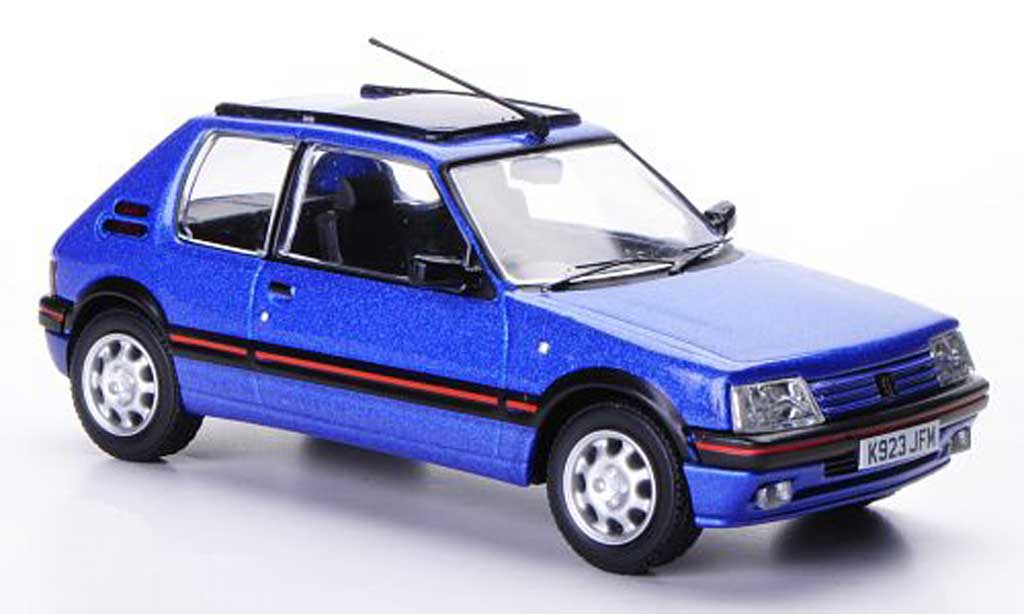 Peugeot 205 GTI 1/43 Vanguards GTI 1.9 blu Top Gear modellino in miniatura