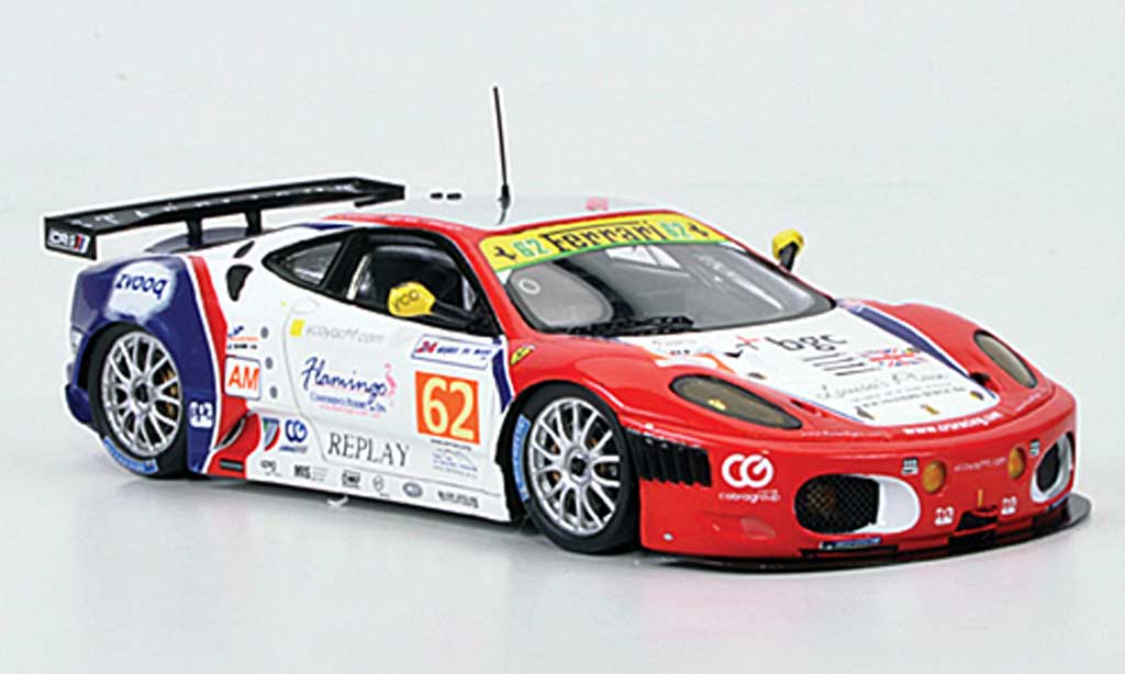 Ferrari F430 GTC 1/43 Fujimi GTC No.62 C Racing 24h Le Mans 2011 modellino in miniatura
