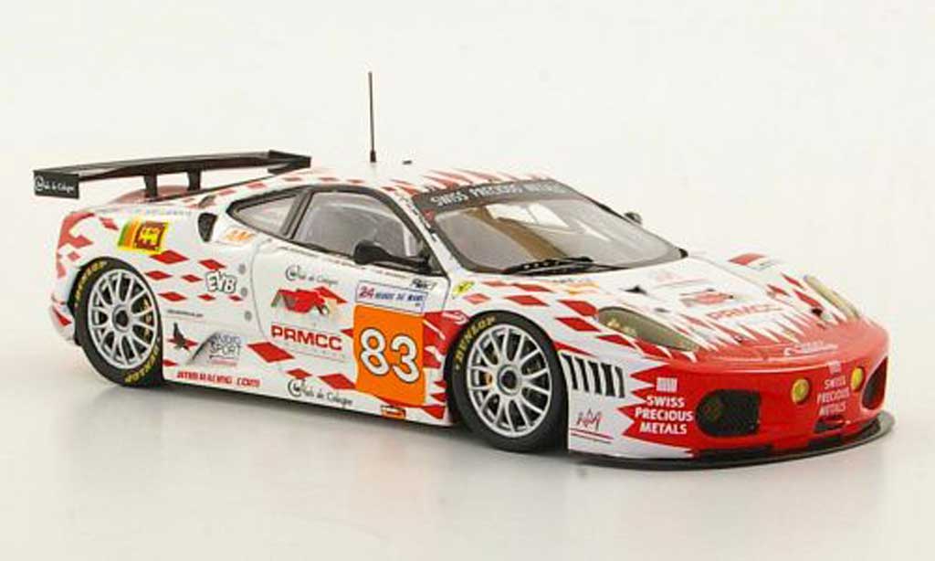 Ferrari F430 GTC 1/43 Fujimi GTC No.83 Team JMB Racing M.Rodrigues / J.-M.Menahem / N.Marroc 24h Le Mans 2011 modellino in miniatura