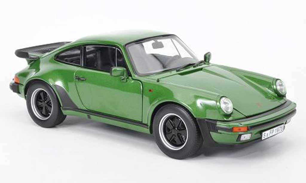 Porsche 930 Turbo 1/18 Norev Turbo 33l grun 1975 modellino in miniatura