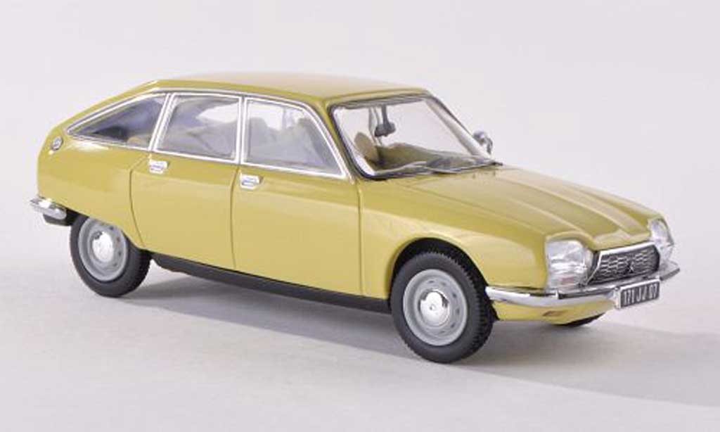 Citroen GS 1/43 Norev giallo 1971 modellino in miniatura