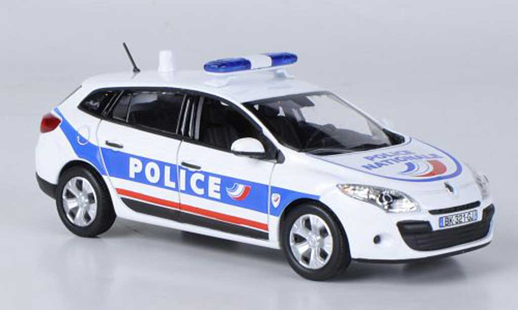 Renault Megane Estate 1/43 Norev Estate Police Nationale 2009 modellino in miniatura