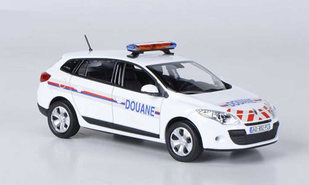 Renault Megane Estate 1/43 Norev Estate Zoll Douane 2009 modellino in miniatura