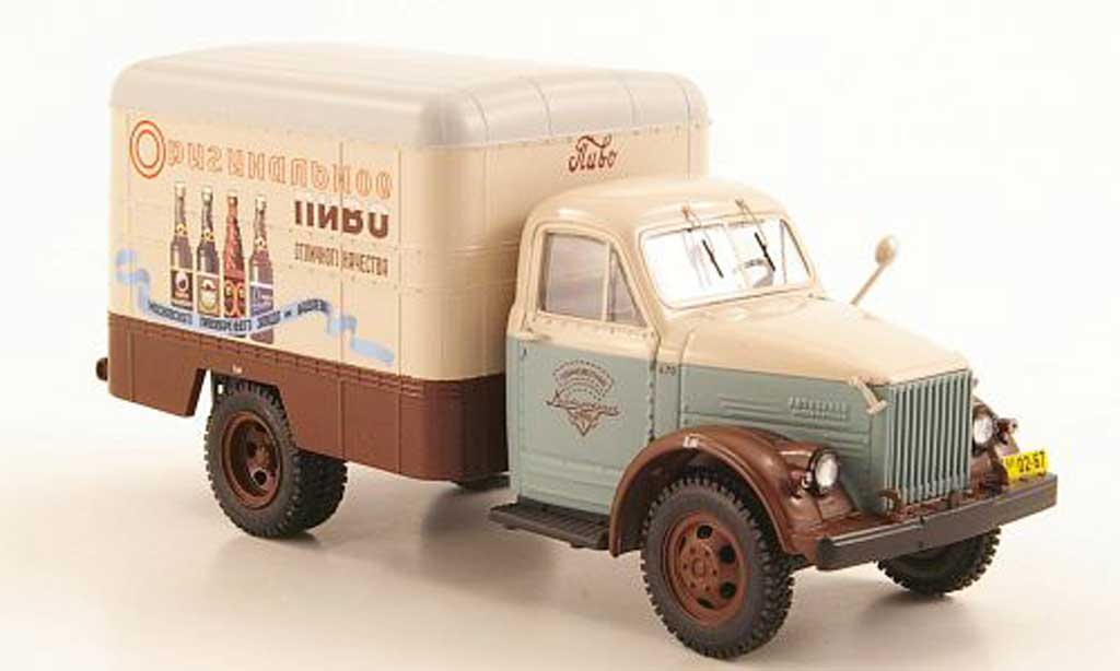 Gaz 51 1/43 DIP Models Kastenwagen Bier 1950 modellino in miniatura