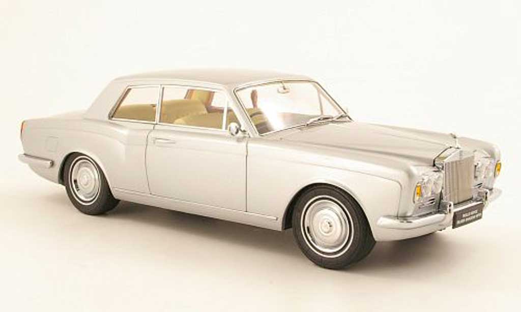 Rolls Royce Silver Shadow 1/18 Paragon Mulliner Park Ward Two-Door Coupe grigio metallisee RHD 1968 modellino in miniatura