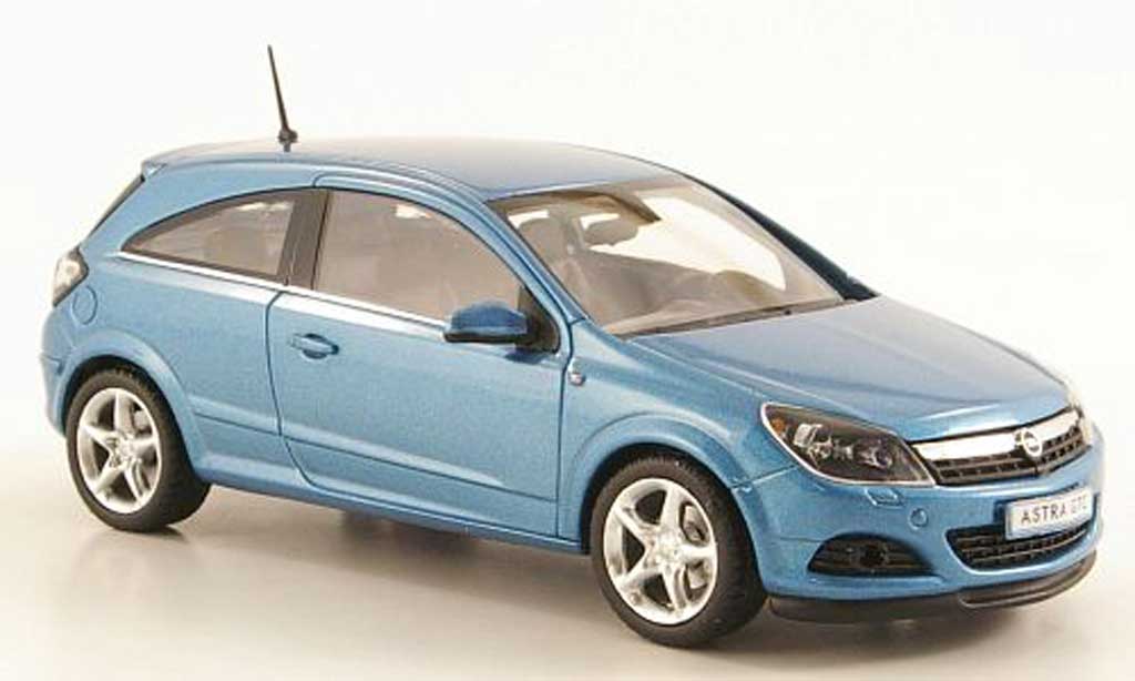 Opel Astra 1/43 Minichamps H GTC blu 3-Turer modellino in miniatura