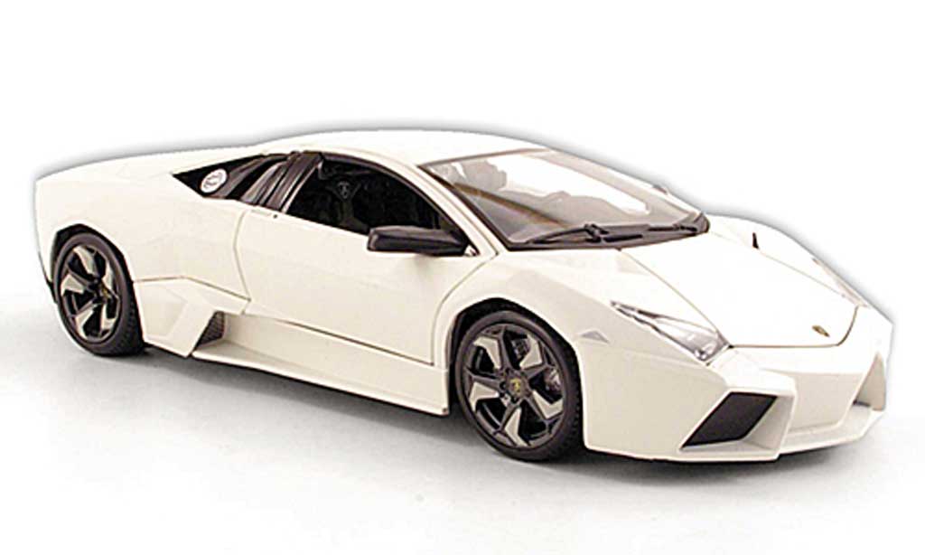Lamborghini Murcielago Reventon 1/18 Burago Reventon bianco 2007 modellino in miniatura