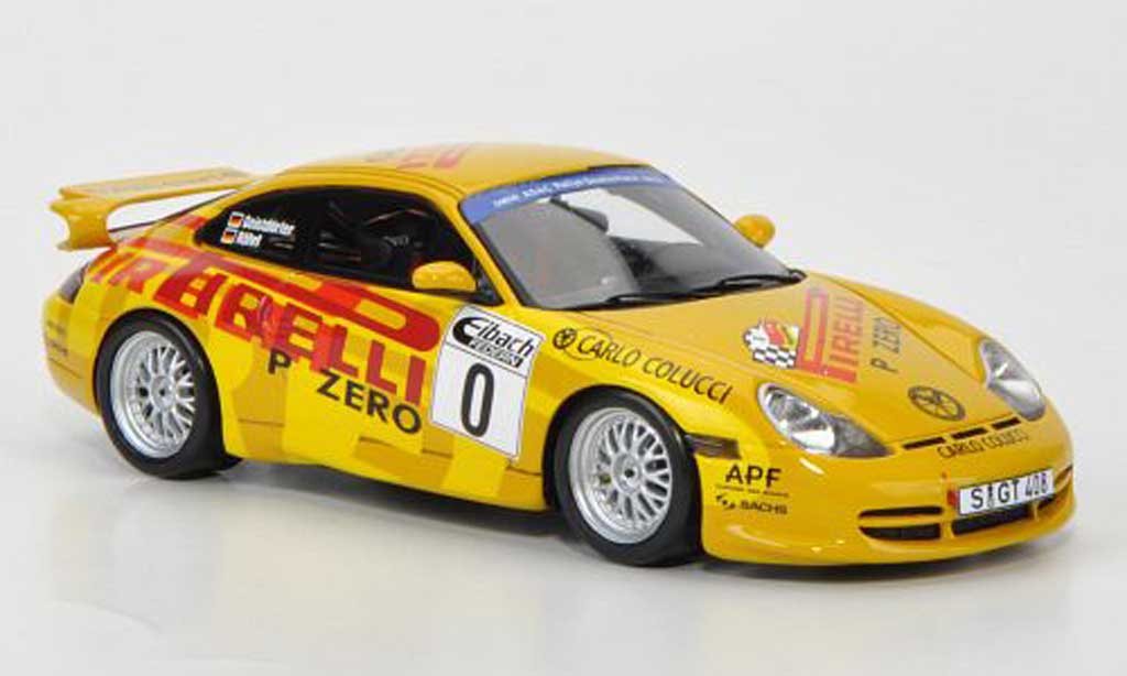 Porsche 996 GT3 1/43 Spark GT3 Cup No.0 W.Rohrl / C.Geistdorfer ADAC Rally Deutschland modellino in miniatura