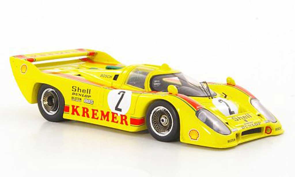Porsche 917 1981 1/43 Spark 1981 No.2 Kremer B.Wolle/ H.Pescarolo Brands Hatch modellino in miniatura