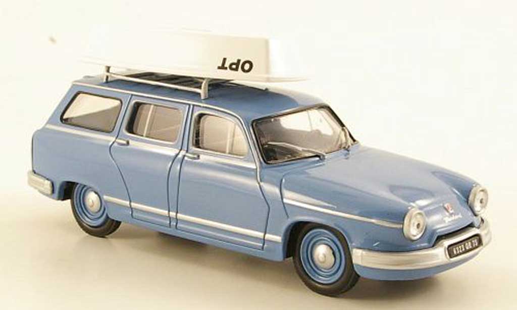 Panhard PL 17 1/43 Eligor Break blu avec Boot modellino in miniatura