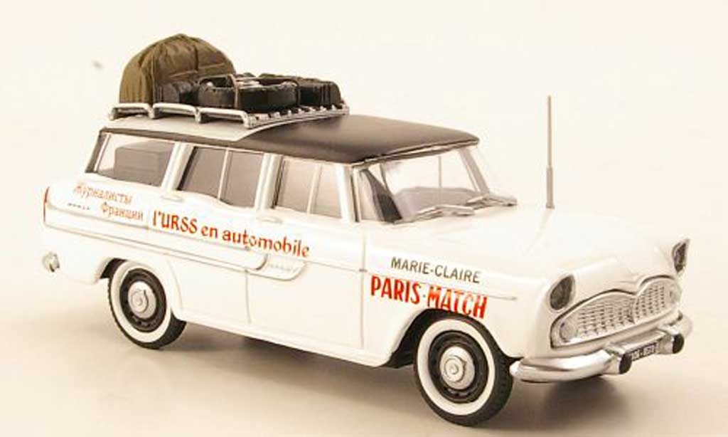 Simca Vedette 1/43 Eligor Marly Raid US - Paris Match modellino in miniatura