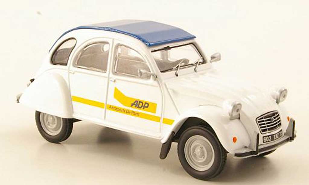 Citroen 2CV V6 1/43 Eligor V6 ADP - Aeroports De Paris 1985 modellino in miniatura