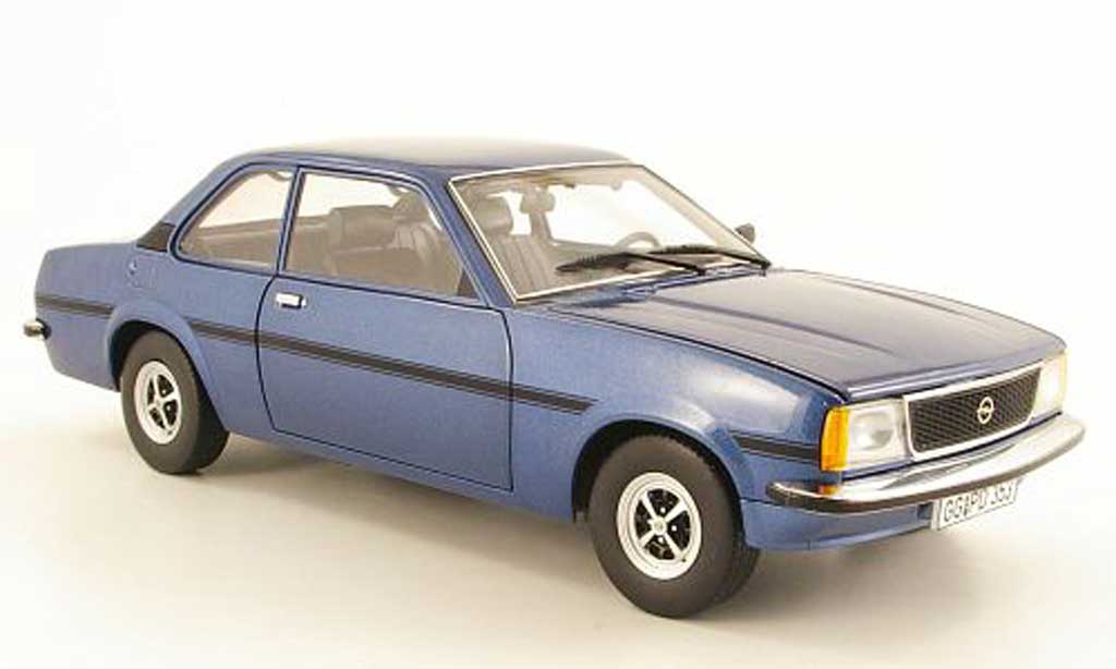 Opel Ascona B 1/18 Sun Star B SR blu 1975 modellino in miniatura