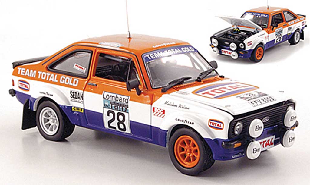 Ford Escort RS 1800 1/43 Vitesse RS 1800 No.28 Total RAC Rally 1979 modellino in miniatura