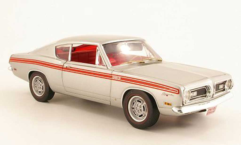 Plymouth Barracuda 1969 1/18 Highway 61 1969 383 Formula S grigio metallisee modellino in miniatura