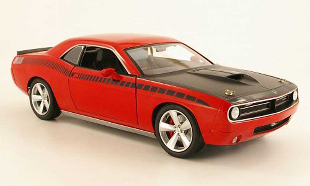 Plymouth Cuda Concept 1/18 Highway 61 Concept Rallye rosso/nero modellino in miniatura