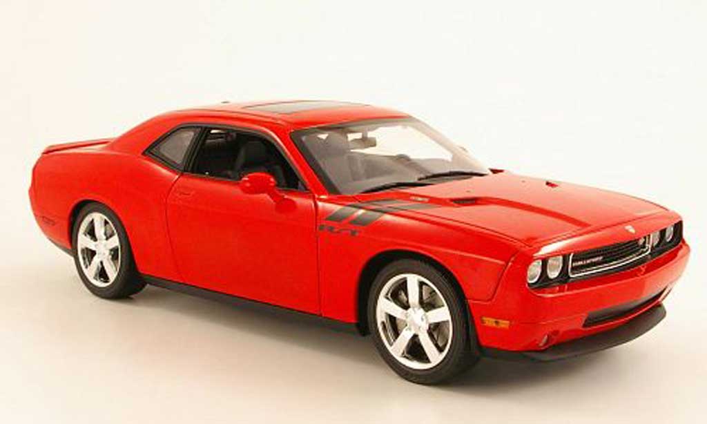 Dodge Challenger 2010 1/18 Highway 61 2010 R/T rosso modellino in miniatura