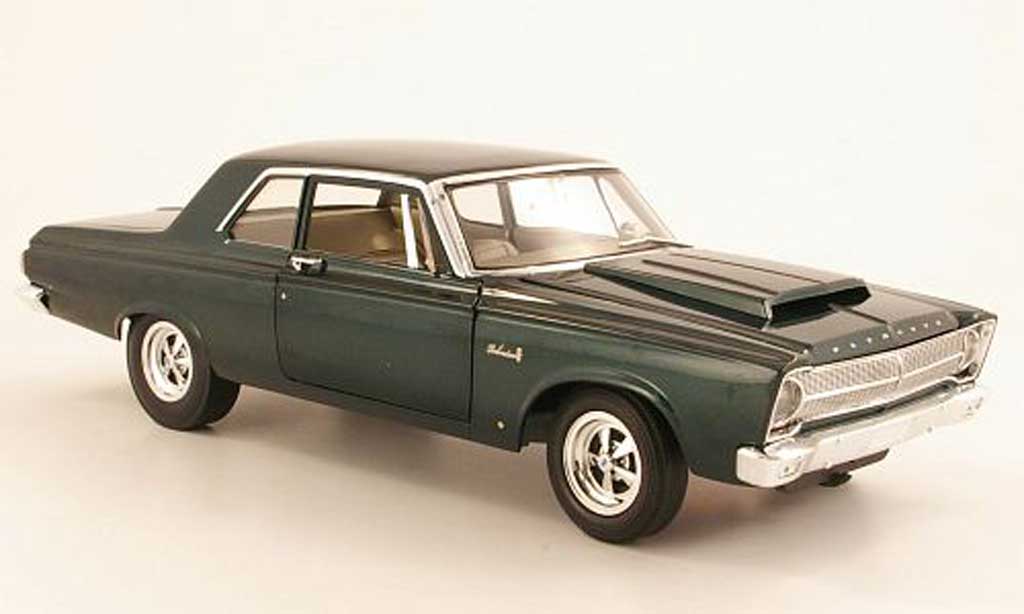 Plymouth Belvedere 1/18 Highway 61 A990 grun 1965 modellino in miniatura