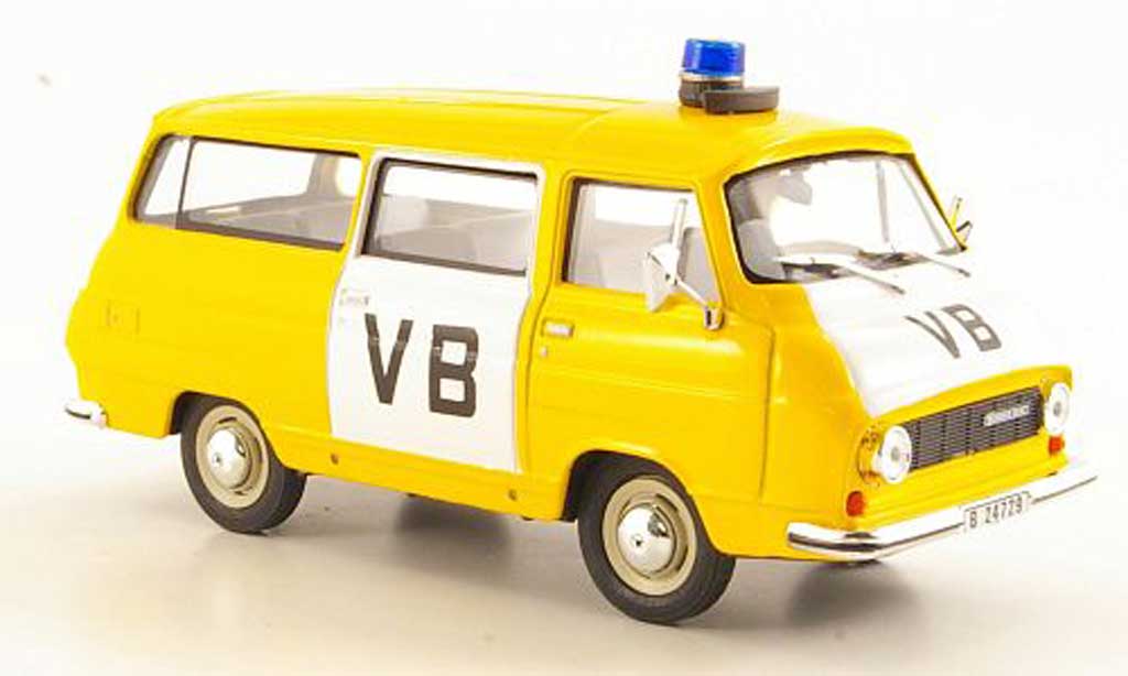 Skoda 1203 1/43 Abrex VB bianco/giallo modellino in miniatura