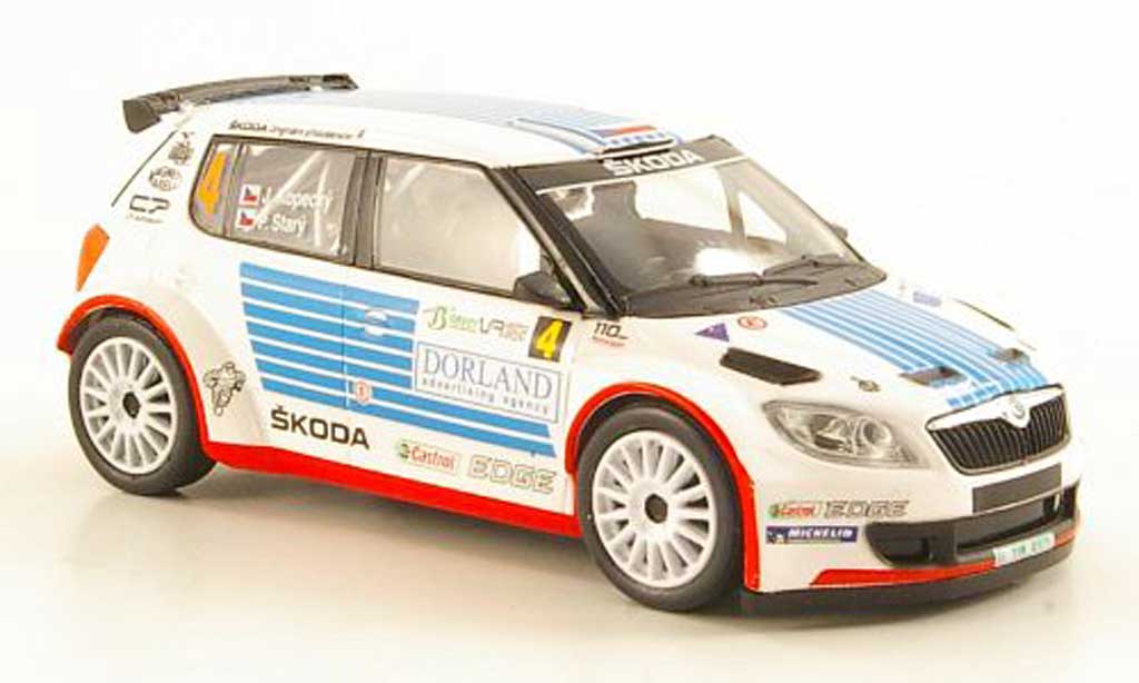 Skoda Fabia S2000 1/43 Abrex S2000 No.4 Kopecky/Stary Valasska Rallye 2011 modellino in miniatura