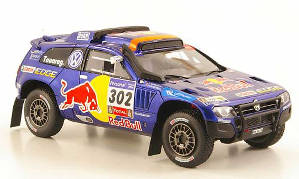Volkswagen Touareg Dakar 1/43 Spark Dakar Race 3 No.302 Red Bull 2011 modellino in miniatura