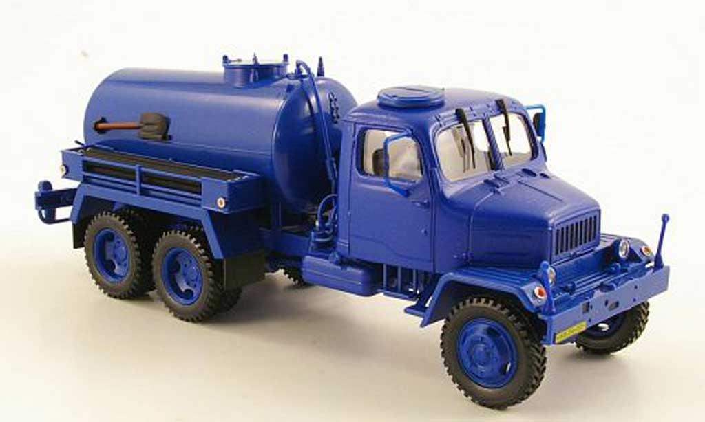 Praga V3S 1/43 Abrex Tank blu modellino in miniatura
