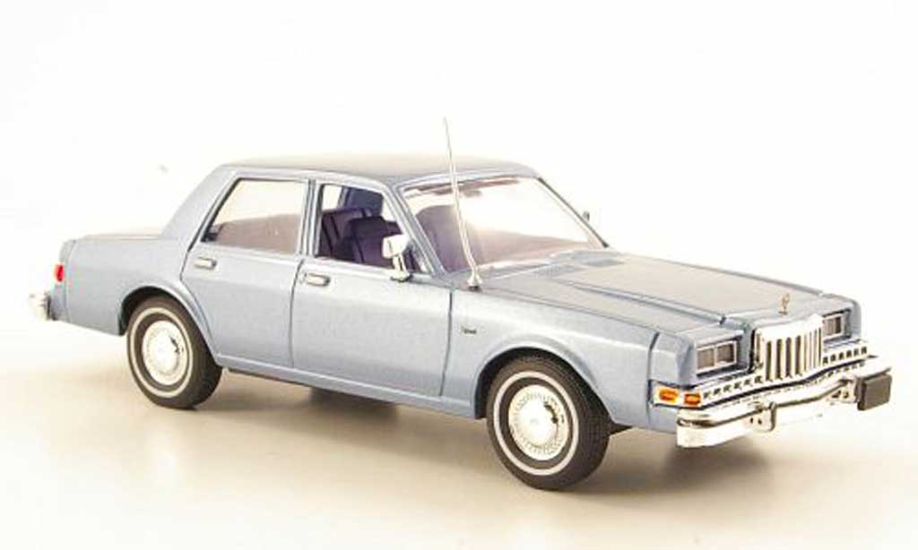 Dodge Diplomat 1/43 First Response blu 1985 modellino in miniatura