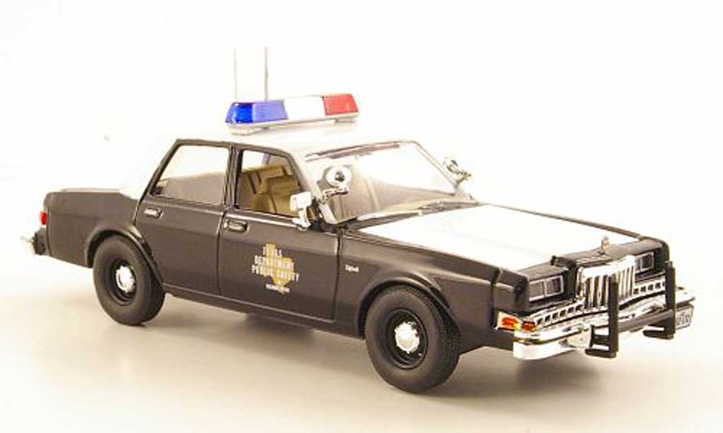 Dodge Diplomat 1/43 First Response Texas Highway Patrol 1985 modellino in miniatura