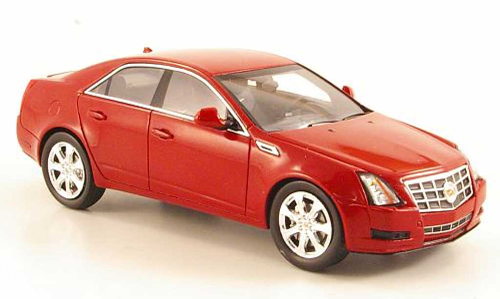 Cadillac CTS 1/43 Luxury Collectibles Sport Sedan rosso 2011 modellino in miniatura
