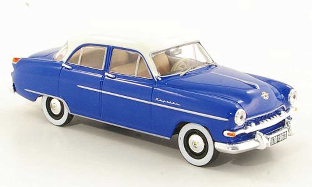 Opel Kapitan 1/43 Starline blu/bianco 1954 modellino in miniatura