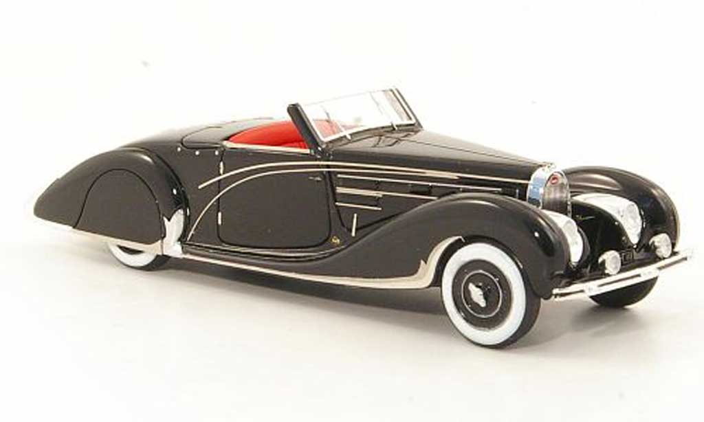 Bugatti 57 C 1/43 Look Smart C Cabriolet Gangloff nero RHD 1939 modellino in miniatura