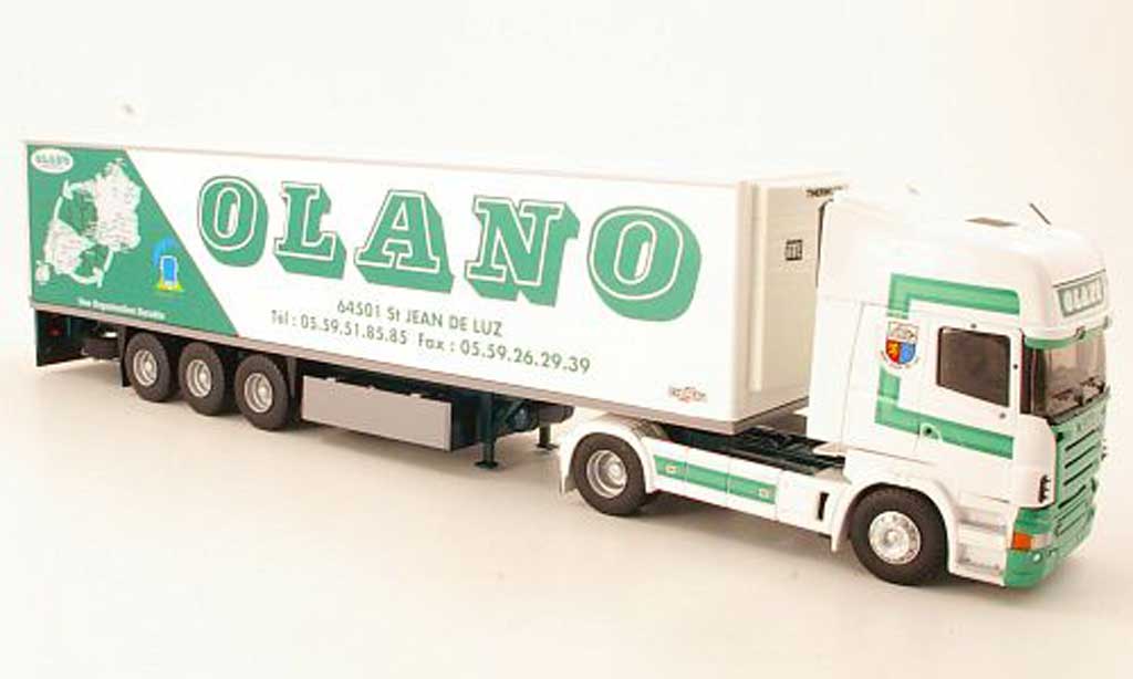 Scania Serie R 1/43 Eligor Topline Olano Kuhlkoffer-SZ modellino in miniatura