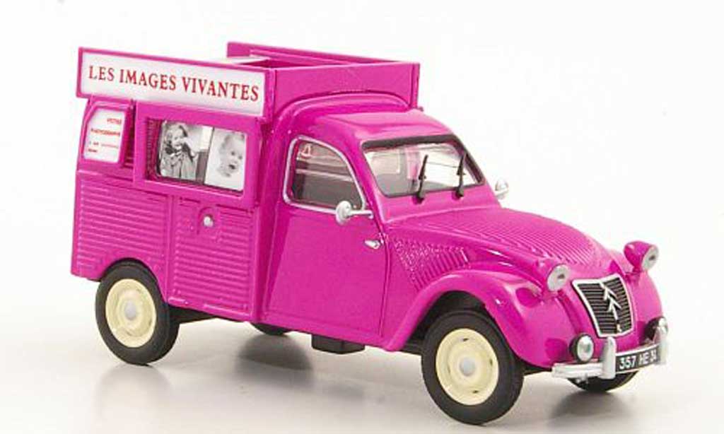 Citroen 2CV 1/43 Eligor AZU Special Les Images Vivantes modellino in miniatura